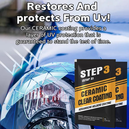 🚘50% OFF TODAY 🚘 Advanced Ceramic Headlight Restoration Kit