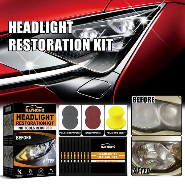 🚘50% OFF TODAY 🚘 Advanced Ceramic Headlight Restoration Kit