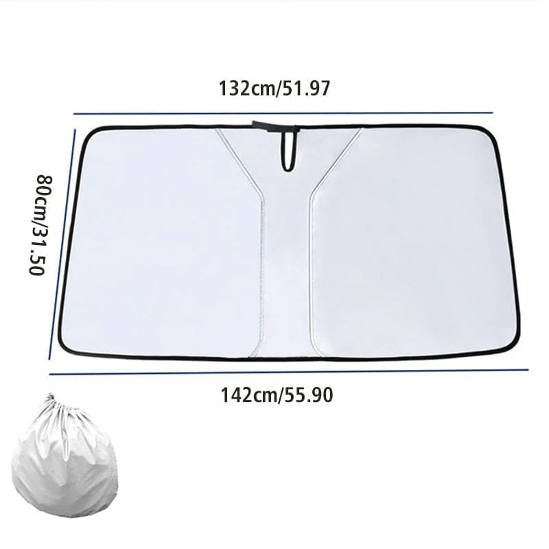 OFFER 50% OFF - Foldable Windshield Sunshade: Your Portable Sun Shield