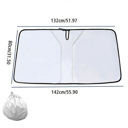 OFFER 50% OFF - Foldable Windshield Sunshade: Your Portable Sun Shield