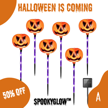 SpookyGlow™ Pumpkin Pathway Lights for Halloween Decorations | 50% OFF EARLY SALE HURRY!