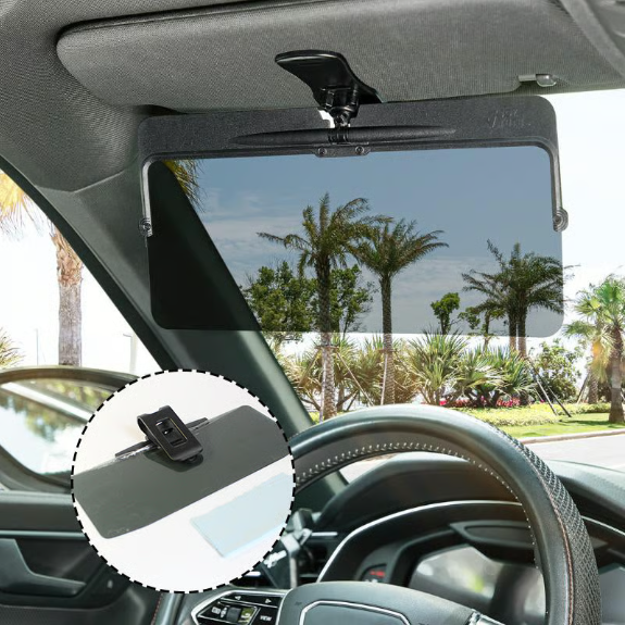 🚗 VisionGuard™ - Car Sun Visor With Polarized Glare Protection