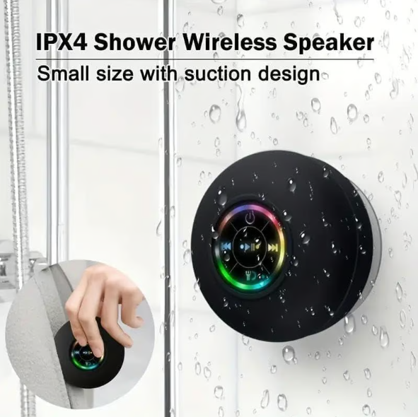 Mini Bluetooth Waterproof Speaker with LED light