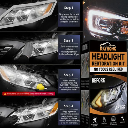 🚘50% OFF TODAY 🚘 Advanced Ceramic Headlight Restoration Kit