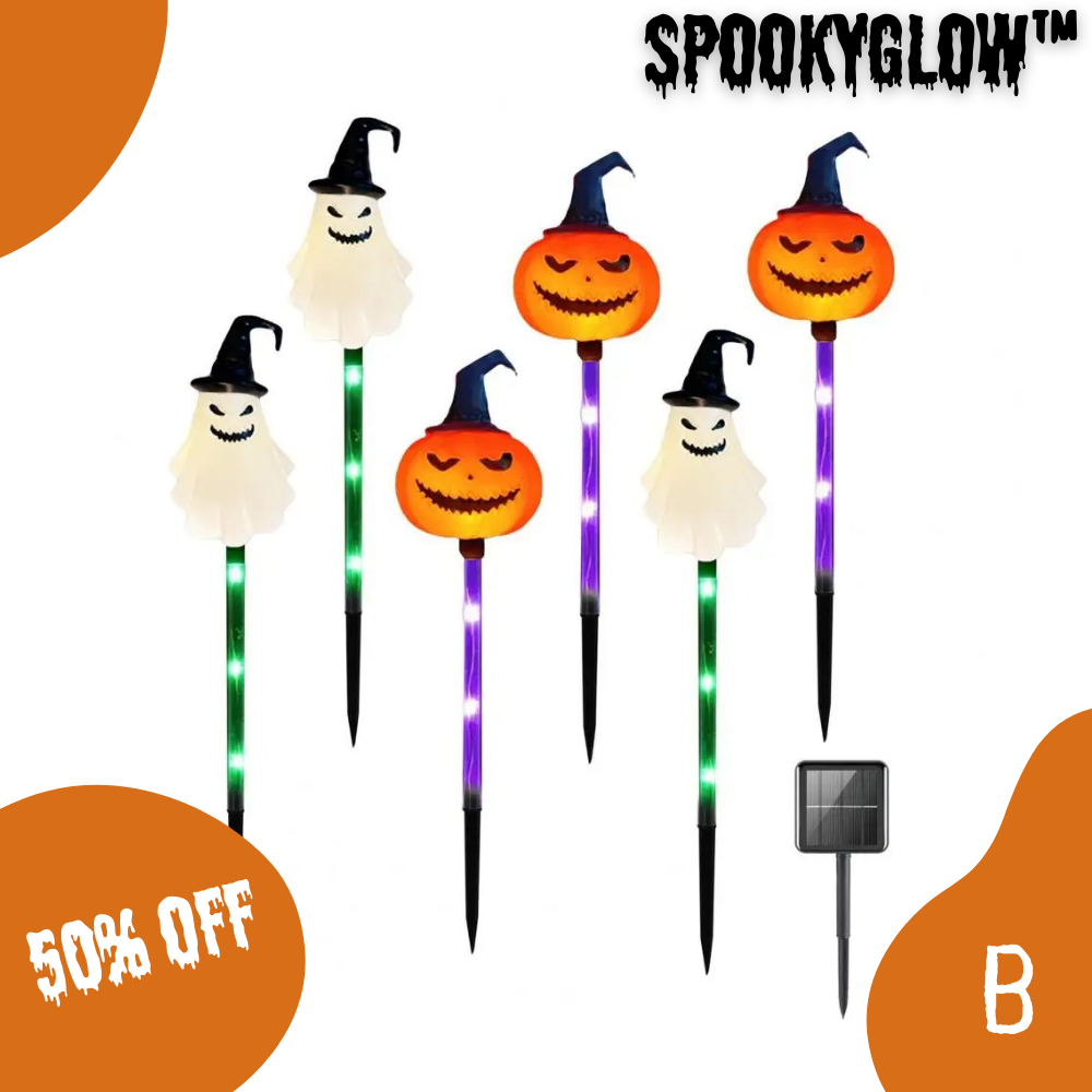 SpookyGlow™ Pumpkin Pathway Lights for Halloween Decorations | 50% OFF EARLY SALE HURRY!