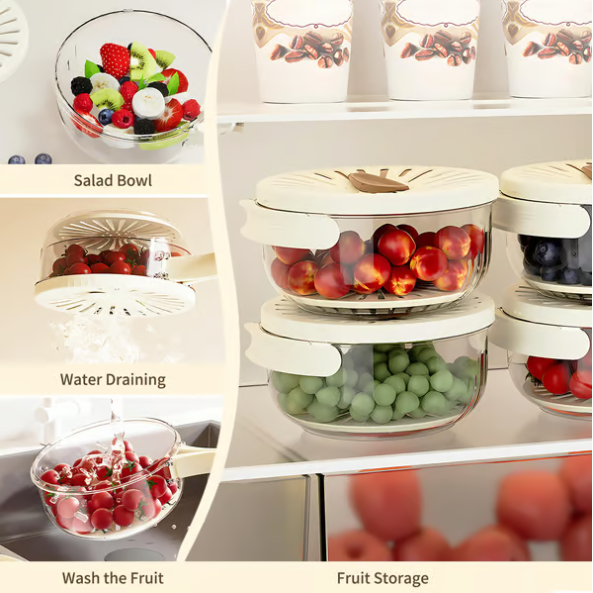 😍 Bowl Master™ - 3 in 1 Kitchen Colanders Bowl 😍