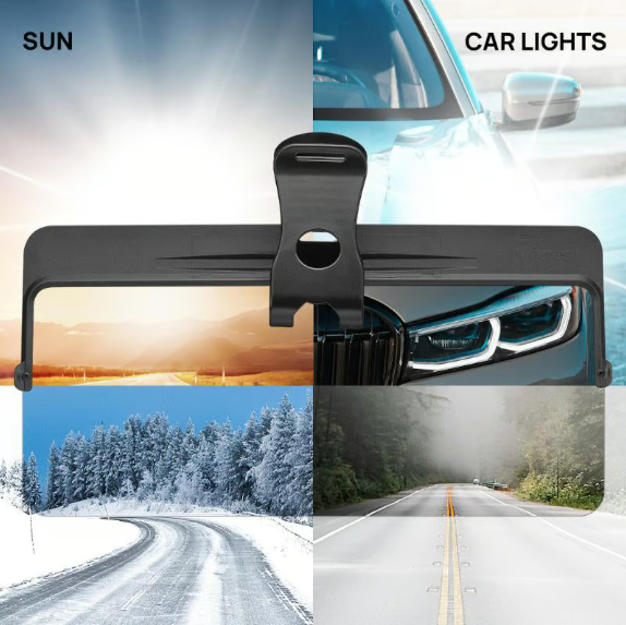 🚗 VisionGuard™ - Car Sun Visor With Polarized Glare Protection