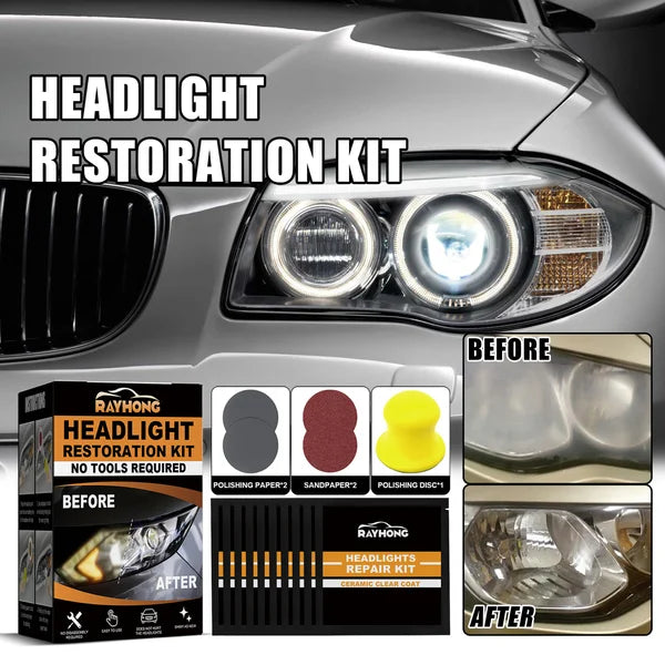 🚘50% OFF TODAY 🚘 Advanced Ceramic Headlight Restoration Kit