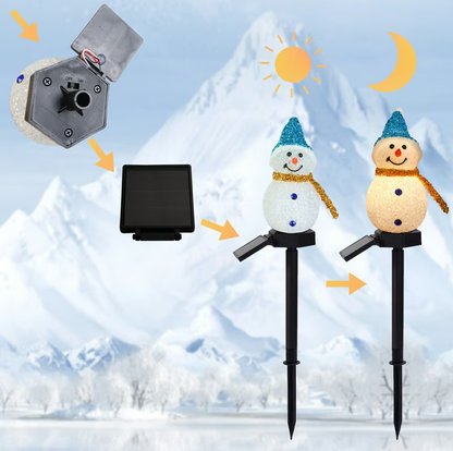 ⛄ Snowman Lamp™ - Waterproof Solar