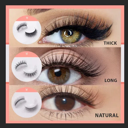 😍 50% OFF TODAY 😍 WATERPROOF SELF-ADHESIVE EYELASHES