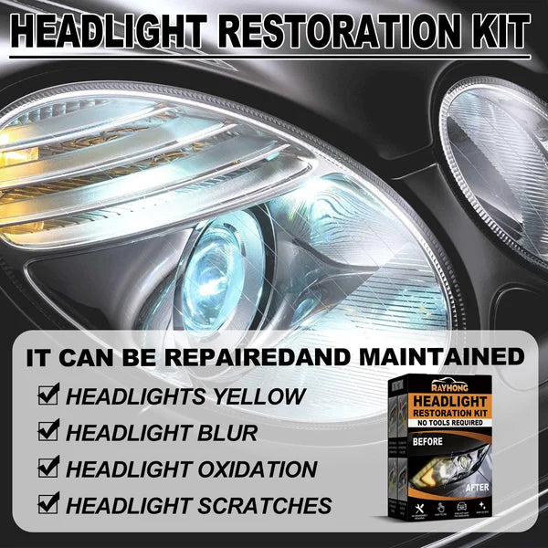 🚘50% OFF TODAY 🚘 Advanced Ceramic Headlight Restoration Kit