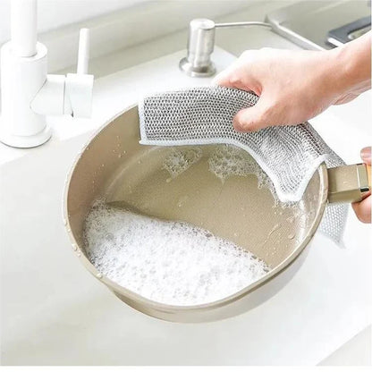 💥 50% OFF 💥 Multipurpose Wire Dishwashing Cloths: Effective for Both Wet and Dry Use