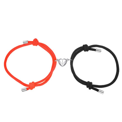 Pulsera Doble Corazón Magnético | GRAN OFERTA 2 X 1