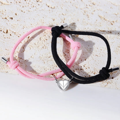 Pulsera Doble Corazón Magnético | GRAN OFERTA 2 X 1