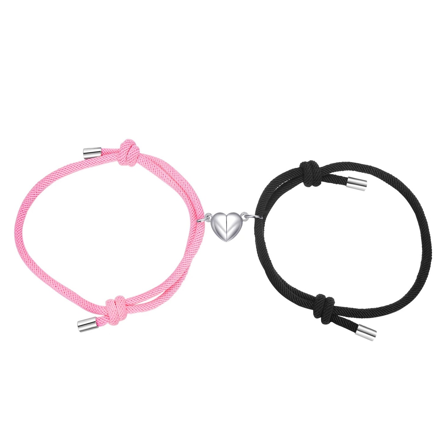 Pulsera Doble Corazón Magnético | GRAN OFERTA 2 X 1